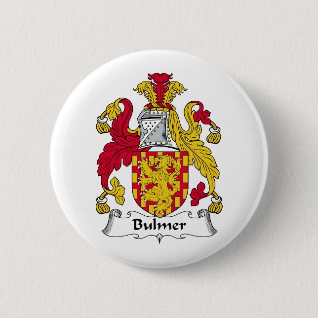Badge Rond 5 Cm Crête de famille de Bulmer (Devant)