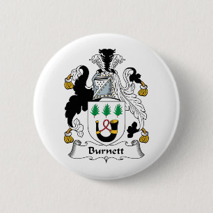 Badge Rond 5 Cm Crête de famille de Burnett