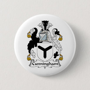 Badge Rond 5 Cm Crête de famille de Cunningham