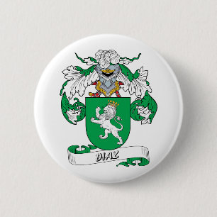 Badge Rond 5 Cm Crête de famille de Diaz