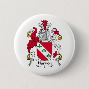 Badge Rond 5 Cm Crête de famille de Harvey