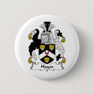 Badge Rond 5 Cm Crête de famille de Hayes