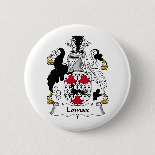 Badge Rond 5 Cm Crête de famille de Lomax (Devant)