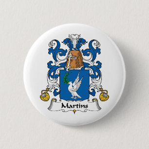 Badge Rond 5 Cm Crête de famille de Martins