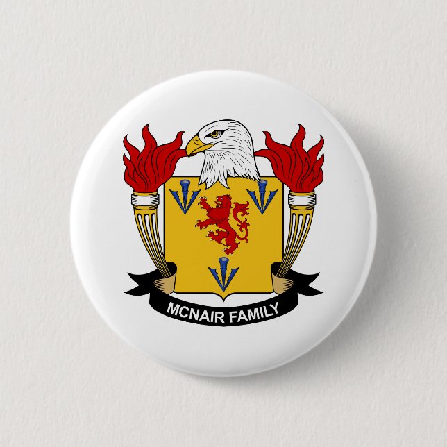 Badge Rond 5 Cm Crête de famille de McNair (Devant)