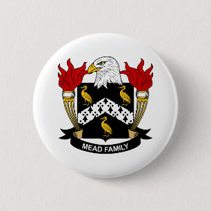 Badge Rond 5 Cm Crête de famille de Mead