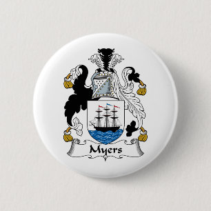 Badge Rond 5 Cm Crête de famille de Myers