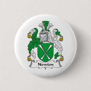 Badge Rond 5 Cm Crête de famille de Newton