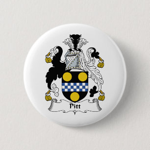 Badge Rond 5 Cm Crête de famille de Pitt