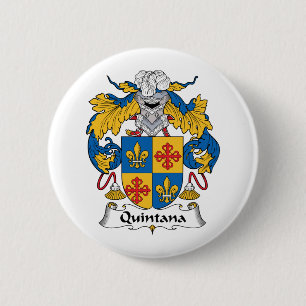 Badge Rond 5 Cm Crête de famille de Quintana