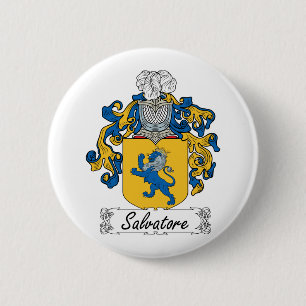 Badge Rond 5 Cm Crête de famille de Salvatore