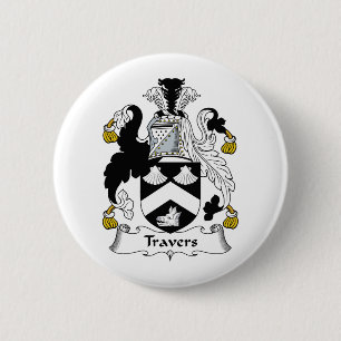 Badge Rond 5 Cm Crête de famille de Travers