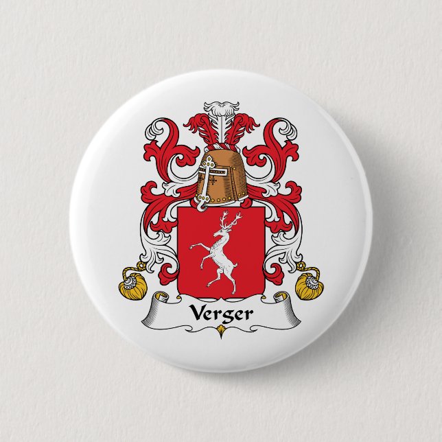 Badge Rond 5 Cm Crête de famille de Verger (Devant)