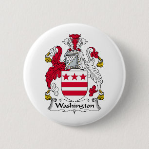 Badge Rond 5 Cm Crête de famille de Washington