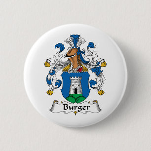 Badge Rond 5 Cm Crête de famille d'hamburger
