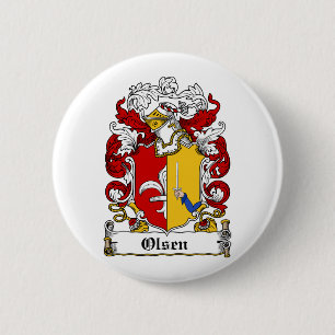Badge Rond 5 Cm Crête de famille d'Olsen