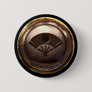 Badge Rond 5 Cm Crête japonaise (Kamon)
