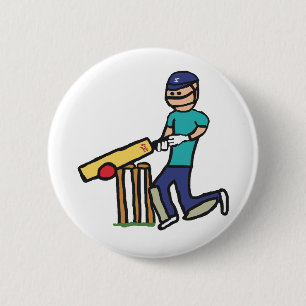 Badge Rond 5 Cm Cricket