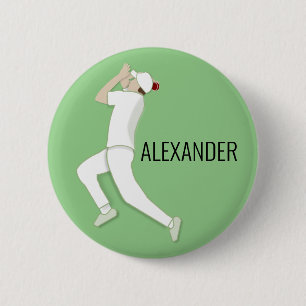 Badge Rond 5 Cm Cricket
