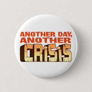 BADGE ROND 5 CM CRISE