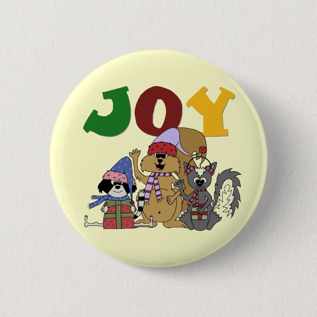 Badge Rond 5 Cm Critter Joy Tshirts et cadeaux (Devant)