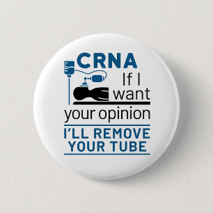 Badge Rond 5 Cm CRNA Si je veux votre avis, je vais supprimer votr