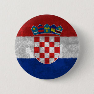 Badge Rond 5 Cm Croatie
