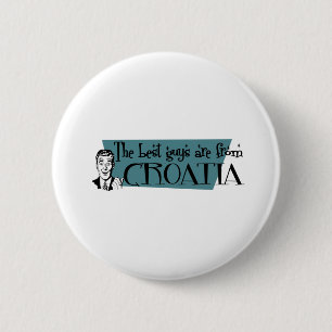 BADGE ROND 5 CM CROATIE