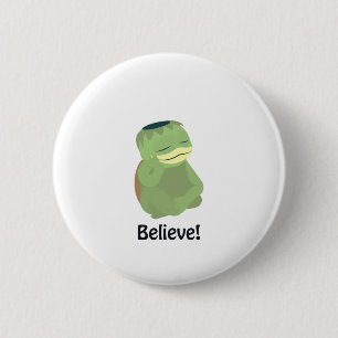 Badge Rond 5 Cm Croire ! Kappa mignon