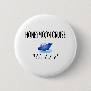 Badge Rond 5 Cm Croisière de lune de miel
