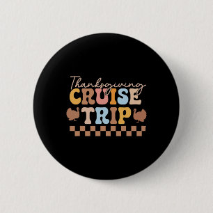Badge Rond 5 Cm Croisière de Thanksgiving Tee de Thanksgiving asso