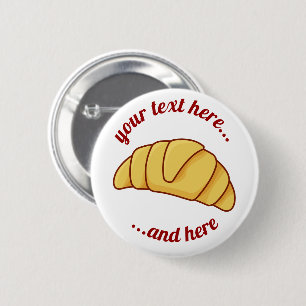 Badge Rond 5 Cm Croissant