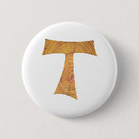 Croix de Tau franciscaine en bois