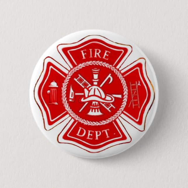 BADGE ROND 5 CM CROIX MALTAISE (Devant)