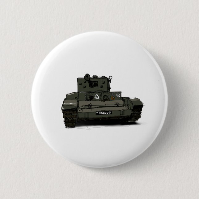 Badge Rond 5 Cm Cromwell Cruiser (Devant)