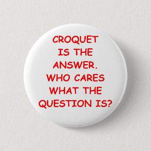Badge Rond 5 Cm croquet