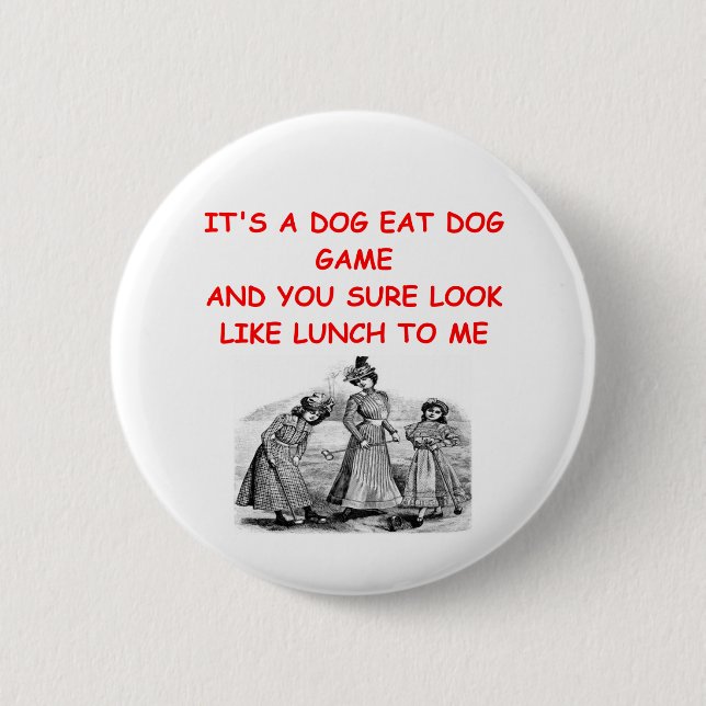 BADGE ROND 5 CM CROQUET (Devant)