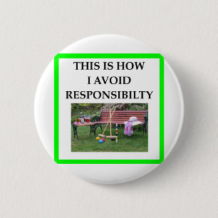 BADGE ROND 5 CM CROQUET