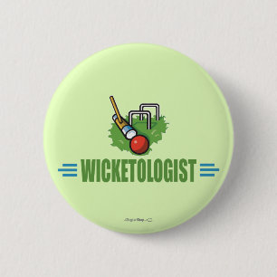 Badge Rond 5 Cm Croquet humoristique
