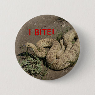 Badge Rond 5 Cm Crotale des prairies R6