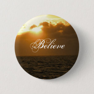 Badge Rond 5 Cm Croyez le Pin de bouton