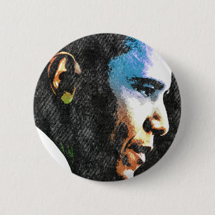 Badge Rond 5 Cm Cru du Président Barack Obama