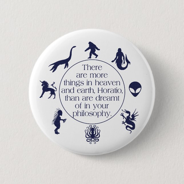 Badge Rond 5 Cm Cryptids (Devant)