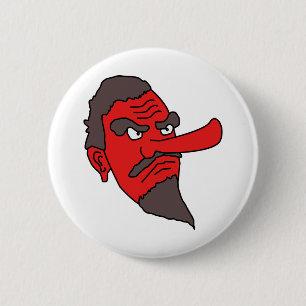 Badge Rond 5 Cm Culture Face Japon Masque Japonais Les Êtres Non H