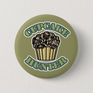 Badge Rond 5 Cm Cupcake Hunter