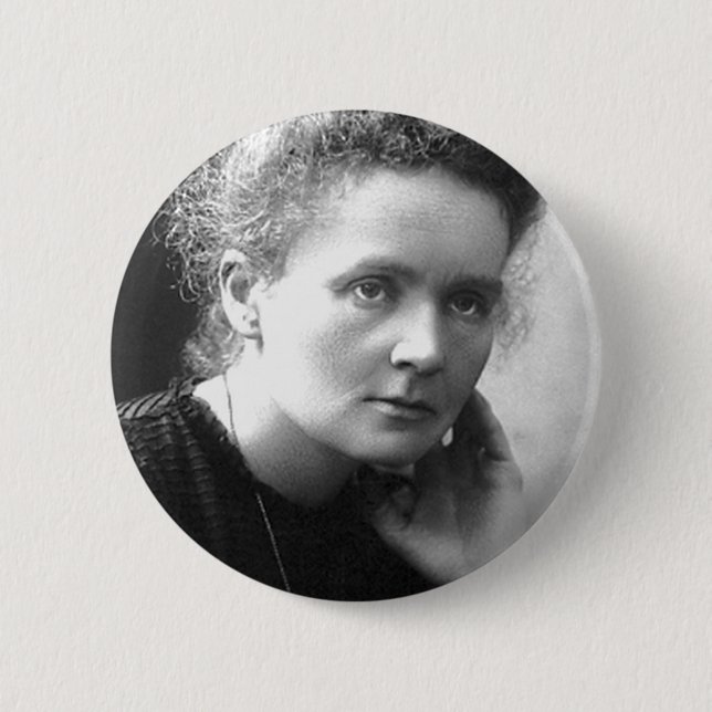 Badge Rond 5 Cm curie de marie de Madame (Devant)