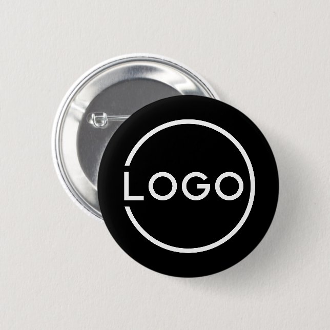 Badge Rond 5 Cm Custom Business Logo (Devant & derrière)