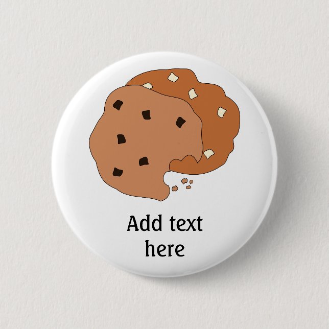 Badge Rond 5 Cm Customiser ce graphique Cookies (Devant)
