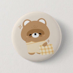 Badge Rond 5 Cm Cute castor