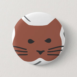 Badge Rond 5 Cm Cute Chat 2
